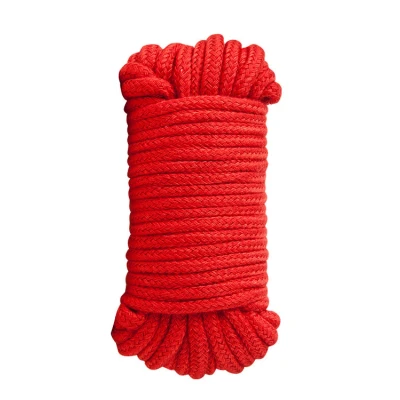 Afbeelding van Zacht Bondage Touw 10 Meter Rood