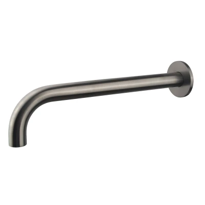 Afbeelding van Wiesbaden inbouw uitloop rond 30cm 1/2&#039;&#039; gunmetal
