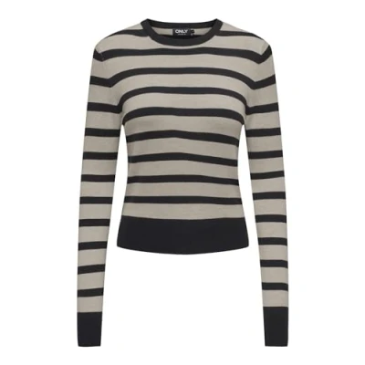 Afbeelding van Onlvenice Life Ls Oneck Pullover Nca KNT, wit (whitecap gray), L