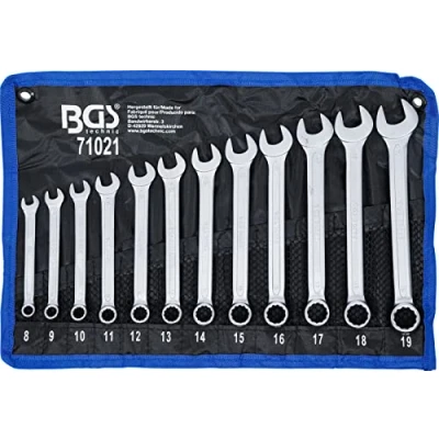 Afbeelding van BGS, Spanner, Combinatiesleutelset SW 8 19 mm 12 stuks. (12 mm, 9 10 15 18 14 17 11 13 16 mm)