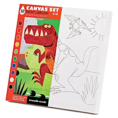 Afbeelding van Crocodile Creek Puzzels Canvas Schilderen Dinosaurus