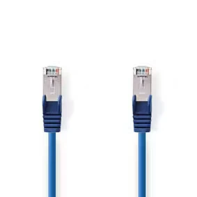 Afbeelding van Netwerkkabel Cat5e SF/UTP 15 meter (Blauw)