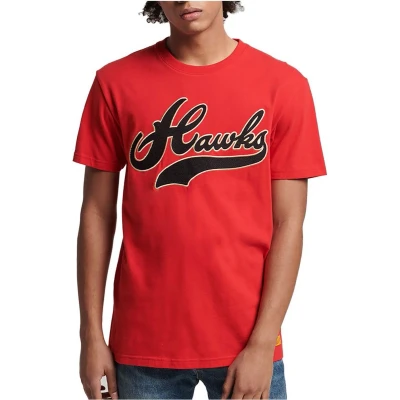 Afbeelding van Superdry Vintage Collegiate T shirt Rood S Man