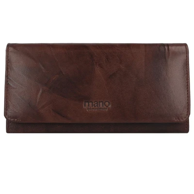 Afbeelding van mano Donna Aurona Portemonnee, Dames, Maat: One Size, Dunkelbraun
