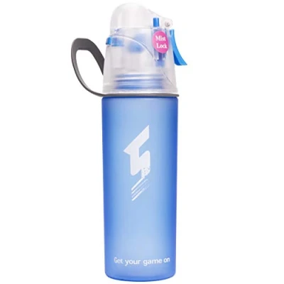 Afbeelding van Qshare Sprüh drinkfles, sportfles voor hydratatie en koeling van buitensporten, FDA goedgekeurd, BPA vrij met een unieke sproeisluiting