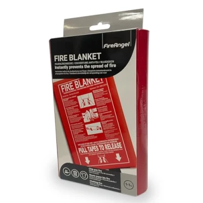 Afbeelding van FireAngel Blusdeken voor Keuken, Brandblusdeken Huis, Caravan, Camper, Brandwerende deken, Veiligheidsproducten, 1 x Meter