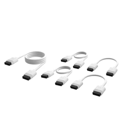 Afbeelding van Corsair iCUE LINK Cable Kit Kabelkit Met rechte connectors Wit