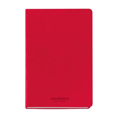 Afbeelding van Notitieboek Aurora Capri A5 192blz lijn 80gr rood