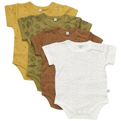Afbeelding van pippi Korte Mouw Bodysuit 4 Pack Tinsel
