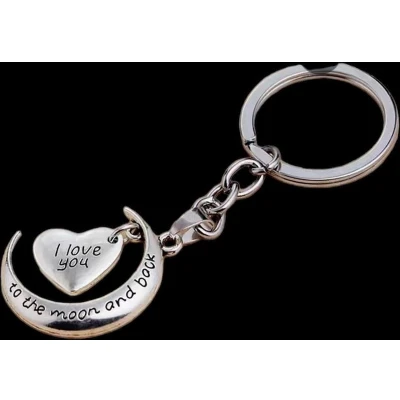 Afbeelding van Sleutelhanger I LOVE YOU ( To The Moon And Back )