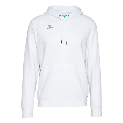 Afbeelding van Essential Team sweatshirt met capuchon wit/monument grey / M
