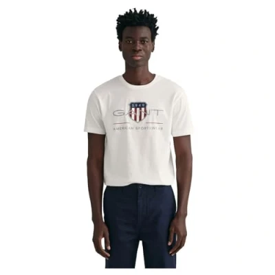 Afbeelding van GANT REG Archive Shield Tshirt print, Heren, Maat: XS, White