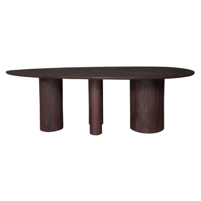 Afbeelding van Eettafel Amir 240 x 120 cm Espresso Mangohout