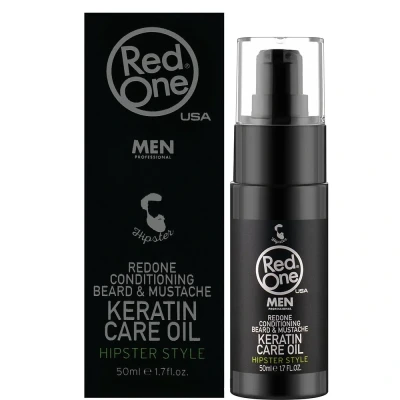 Afbeelding van Red One Conditioning Beard &amp; Mustache Keratin Care Oil 50ml
