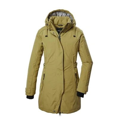 Afbeelding van G.I.G.A. DX dames Functionele waterdichte parka met afritsbare capuchon GW 70 WMN PRK, pistazie, 46, 41863 000