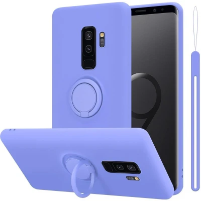 Afbeelding van Cadorabo Hoesje geschikt voor Samsung Galaxy S9 PLUS in LIQUID LICHT PAARS Beschermhoes van TPU silicone Case Cover