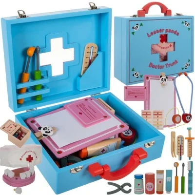 Afbeelding van Kruzzel Set van kleine dokter houten 19869