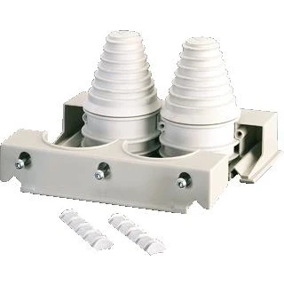 Afbeelding van Hensel aanbouwflens wandmaat 2 deelbaar met invoer tulen 2x 72 mm fp fg 282