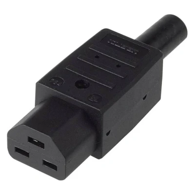 Afbeelding van Bachmann 915.174 Apparaatstekker (koud) Stekker Totaal aantal polen: 2 16 A Zwart 1 stuk(s)
