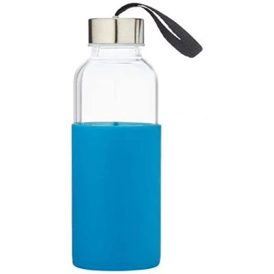 Afbeelding van Nerthus FIH 394 400ml glazen fles blauw. BPA vrij