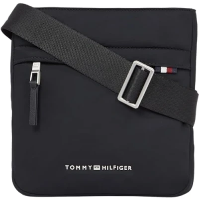 Afbeelding van Tommy Hilfiger Signature MINI Crossover Unisex Schoudertas, Maat: One Size, Black