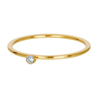 Afbeelding van Light sapphire 1 stone crystal iXXXi Vulring mm 20 / Gold