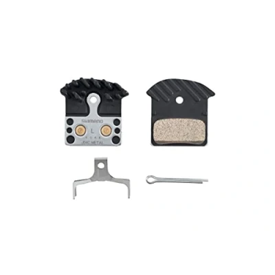 Afbeelding van Shimano Schijfremblokset J04C Metal met koelvinnen