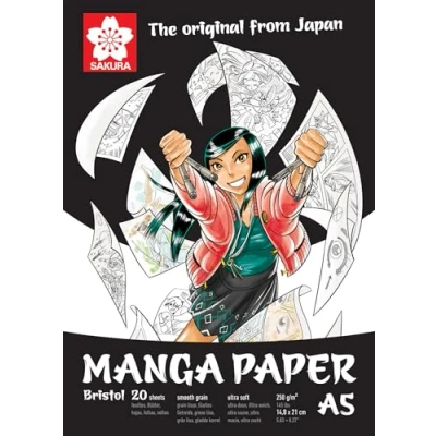 Afbeelding van Sakura Manga schetsboek A5 wit FSC mix