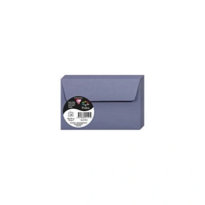 Afbeelding van Clairefontaine 5191C verpakking met 20 enveloppen pollen (in het formaat FT30, 90 x 140 mm) 120 g, vergeet mij niet