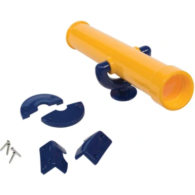 Afbeelding van AXI Telescoop van kunststof in geel &amp; blauw Accessoire voor Speelhuis of Speeltoestel