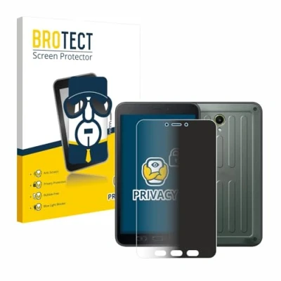 Afbeelding van BROTECT privacy screenprotector voor Samsung Galaxy Tab Active 5 (Portret Modus) Folie Beschermfolie Blauwlichtfilter