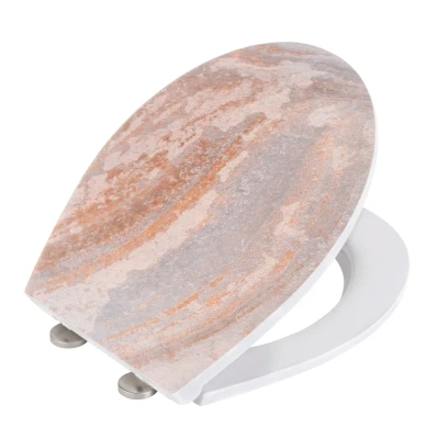 Afbeelding van Wenko Embossed softclose toiletzitting Canyon