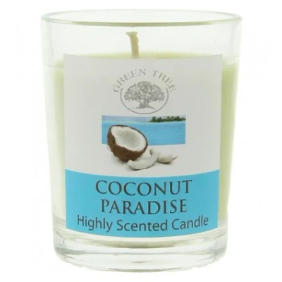 Afbeelding van Green Tree Geurkaars Votives Coco Paradise, 55 gram