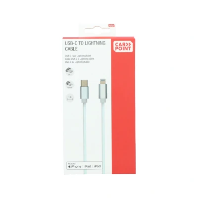 Afbeelding van Carpoint USB C &gt; Lightning Kabel 1 Meter