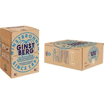 Afbeelding van Ginstberg Still Water Plat Water, bag in box 5 liter