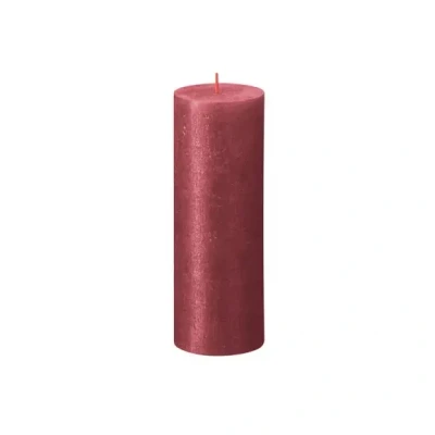 Afbeelding van Stompkaars Shimmer 190/68 Red Bolsius