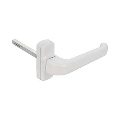 Afbeelding van Amig Rozetgreep voor deuren, model EPSILON, 132 x 70 mm, vierkant 8 elegant en eenvoudig design, ergonomische handgreep, aluminium, wit