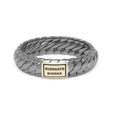 Afbeelding van Buddha to 125BR SG Ring Ben XS Black Rhodium Shine zwart goudkleurig