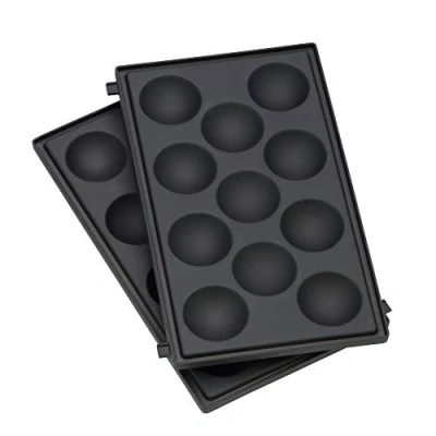 Afbeelding van WMF Lono Snack Master accessoires, muffin platenset, cupcake maker, 2 afneembare platensets, antiaanbaklaag