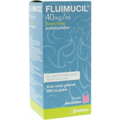Afbeelding van Fluimucil Drank Forte 40mg/ml