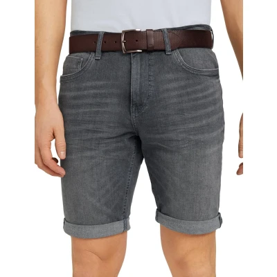 Afbeelding van TOM Tailor Riem, Heren, Maat: 80, Brown uni