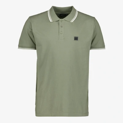 Afbeelding van Unsigned heren polo groen Maat XL