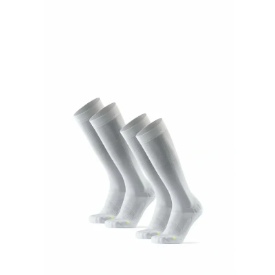 Afbeelding van DANISH ENDURANCE 2 Pack Gegradueerde Compressiesokken, 21 26mmHg, Hardlopen, voor Dames &amp; Heren Wit 43 47