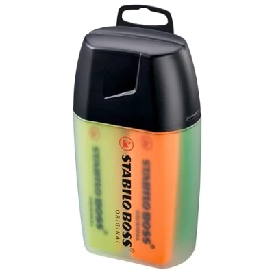 Afbeelding van Markeerstift STABILO BOSS Original 70/4 assorti deskset à 4 stuks