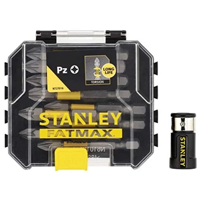 Afbeelding van STANLEY STA88565 XJ bitset met torsiezone Pozi FATMAX 10 delig