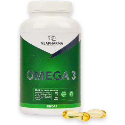 Afbeelding van Neapharma omega 3 visolie met 180 capsules