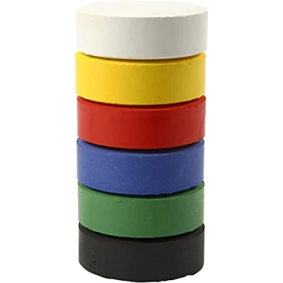 Afbeelding van Colortime Waterverf navulling 6 primaire kleuren 19 x 57 mm