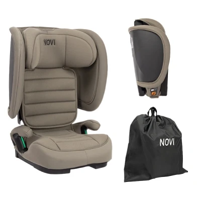 Afbeelding van 50, Korting: Novi Baby Autostoel BabyMax I Size Dark Taupe Incl. Draagtas