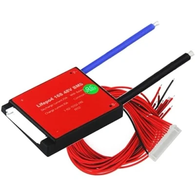 Afbeelding van 1PCS 16S 48V 20A LiFePO4 Lithiumbatterij Bescherming Boord BMS PCB Board met Balans: