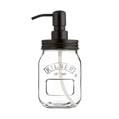 Afbeelding van Kilner zeepdispenser uit glas 500ml